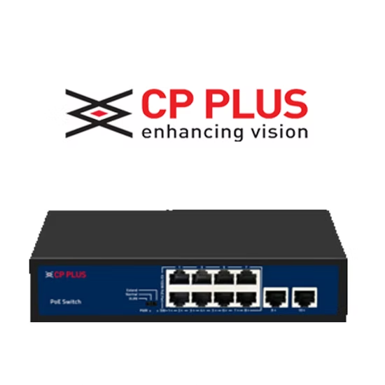 CP Plus 8 Port PoE Switch (CP-DNW-HPU8H2-96)